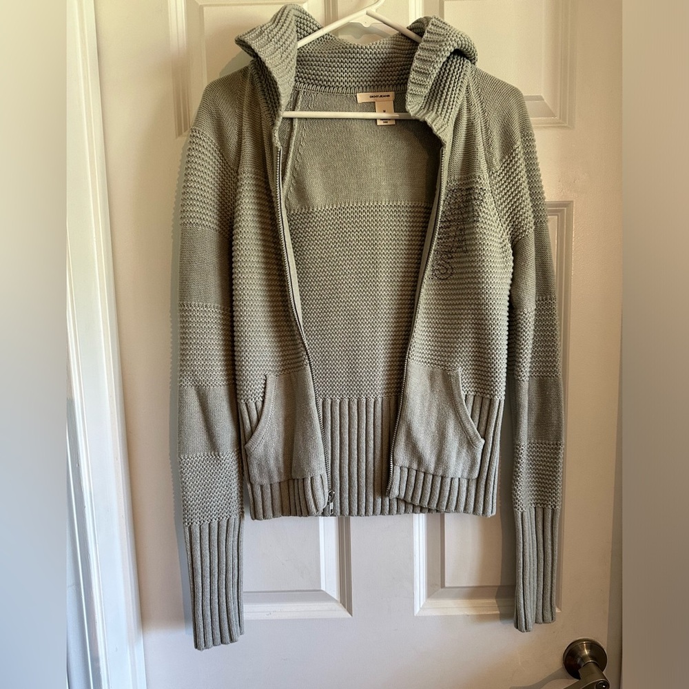 Zip up hooded sweater